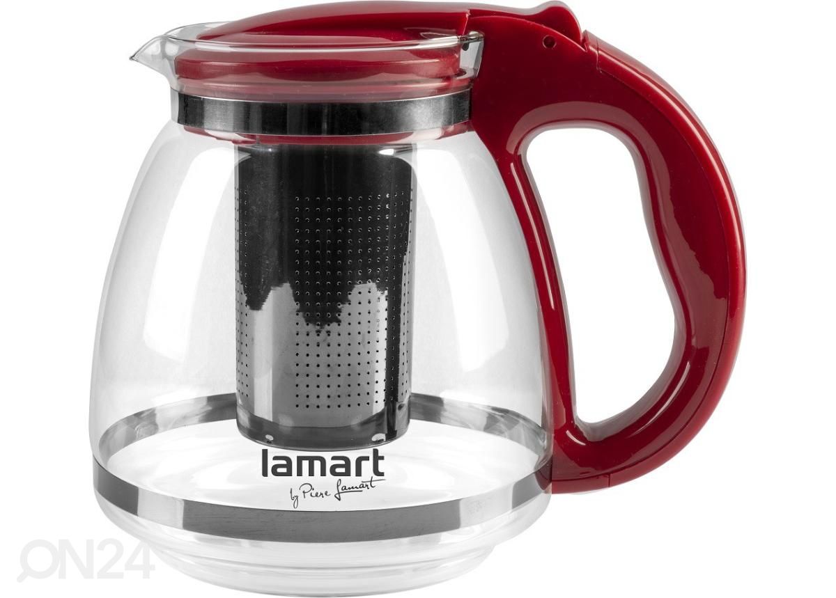 Стеклянный кувшин с ситечком для чая 1,5 л Lamart LT7074 увеличить