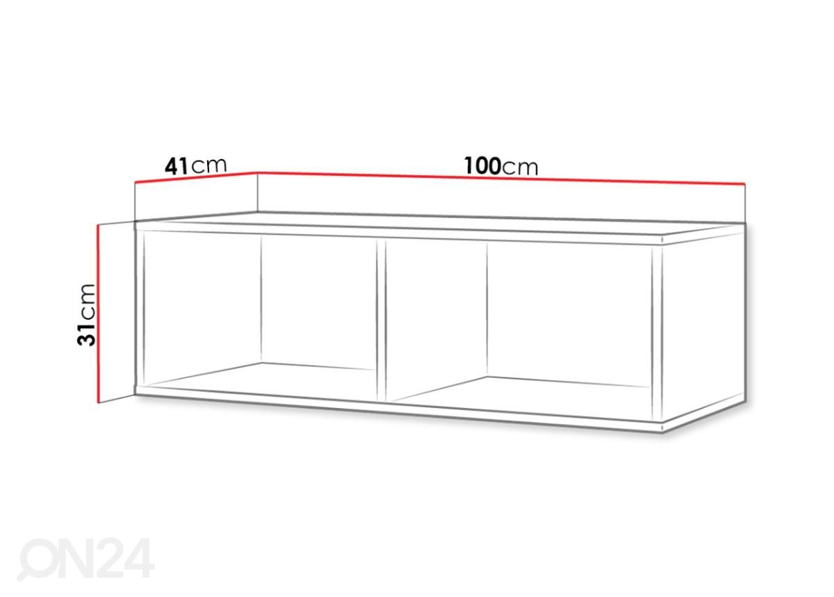 Стеллаж 100 cm увеличить размеры