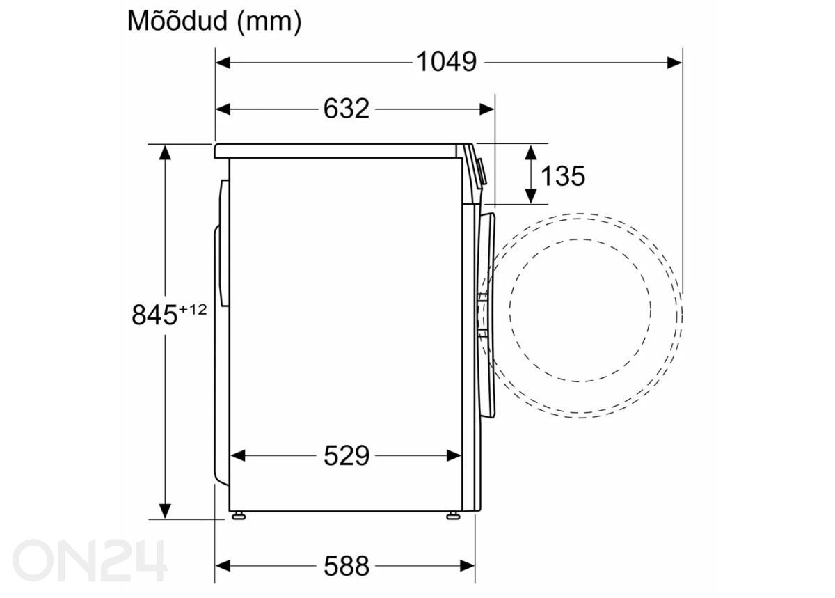 Стиральная машина Bosch WGE0240ASN Direct Drive, белая увеличить размеры