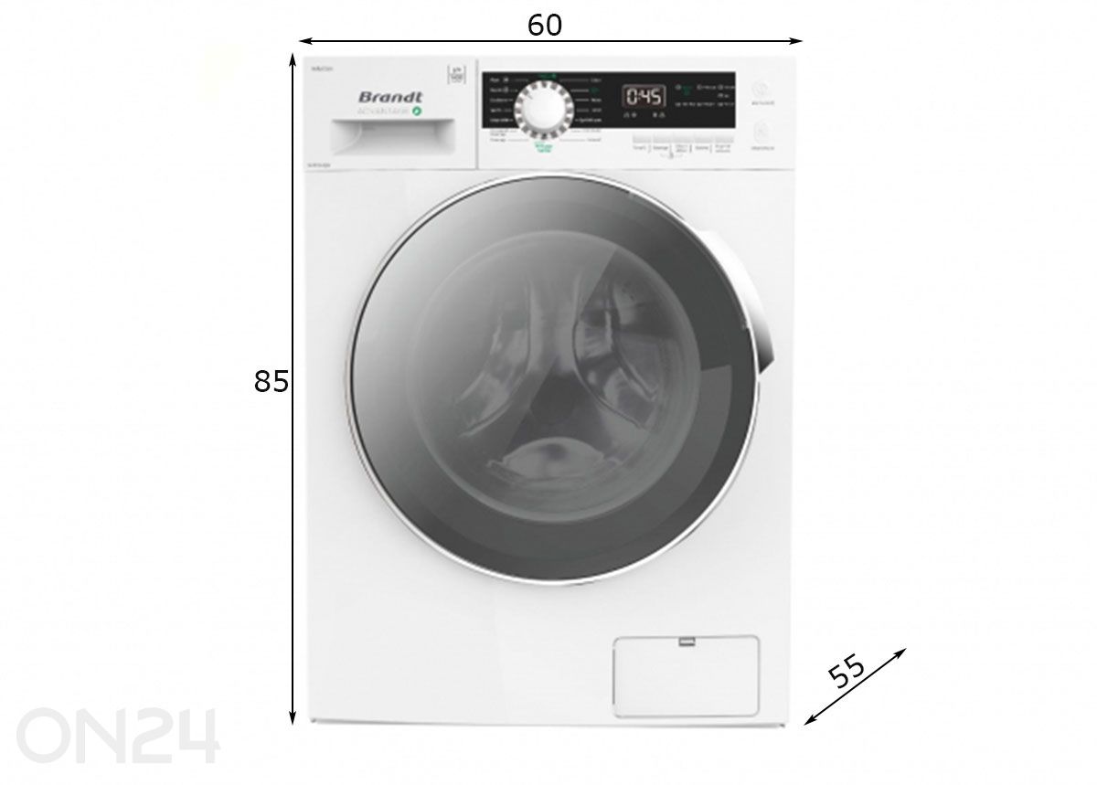 Стиральная машина Brandt WFB394QW увеличить размеры