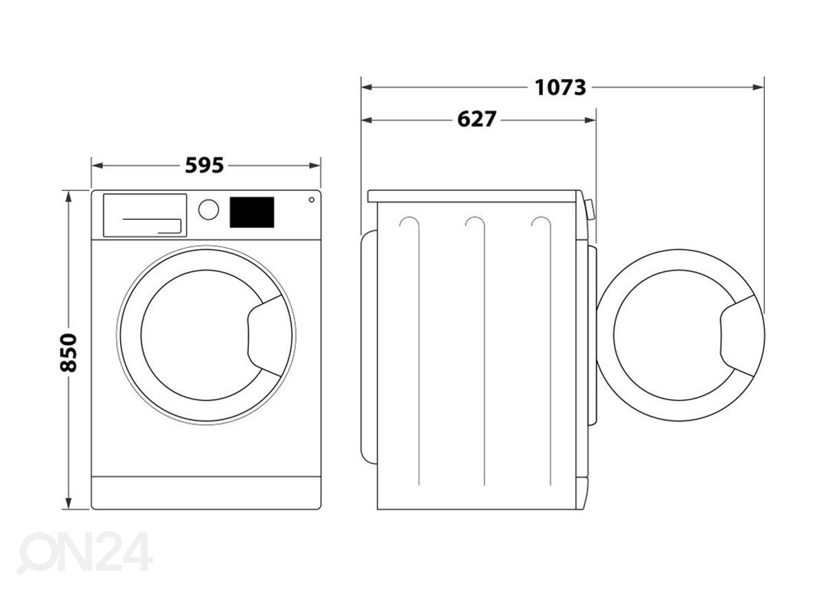 Стиральная машина Whirlpool FFD9489BVEE увеличить размеры