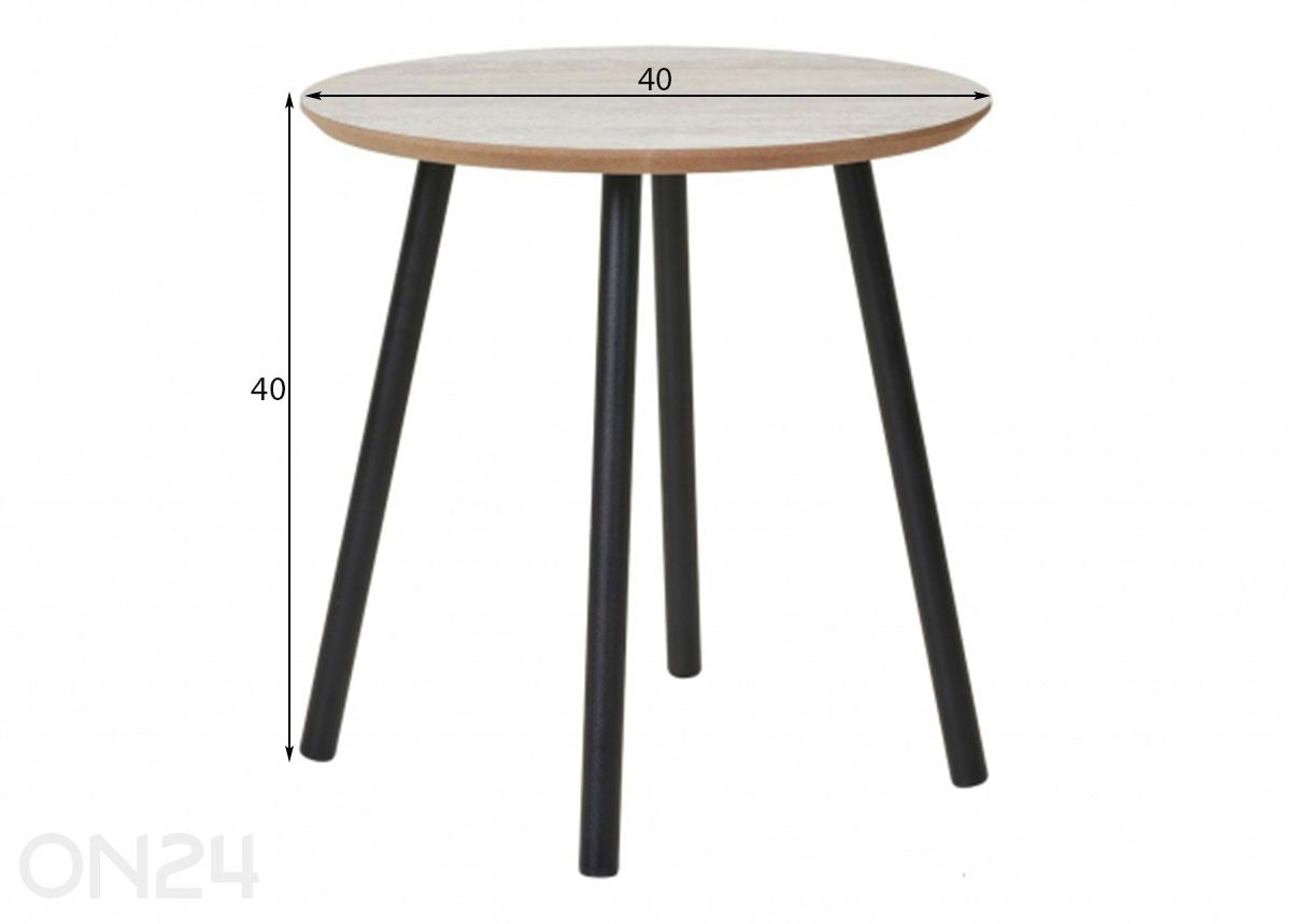Столик Aalst Ø 40 см увеличить размеры