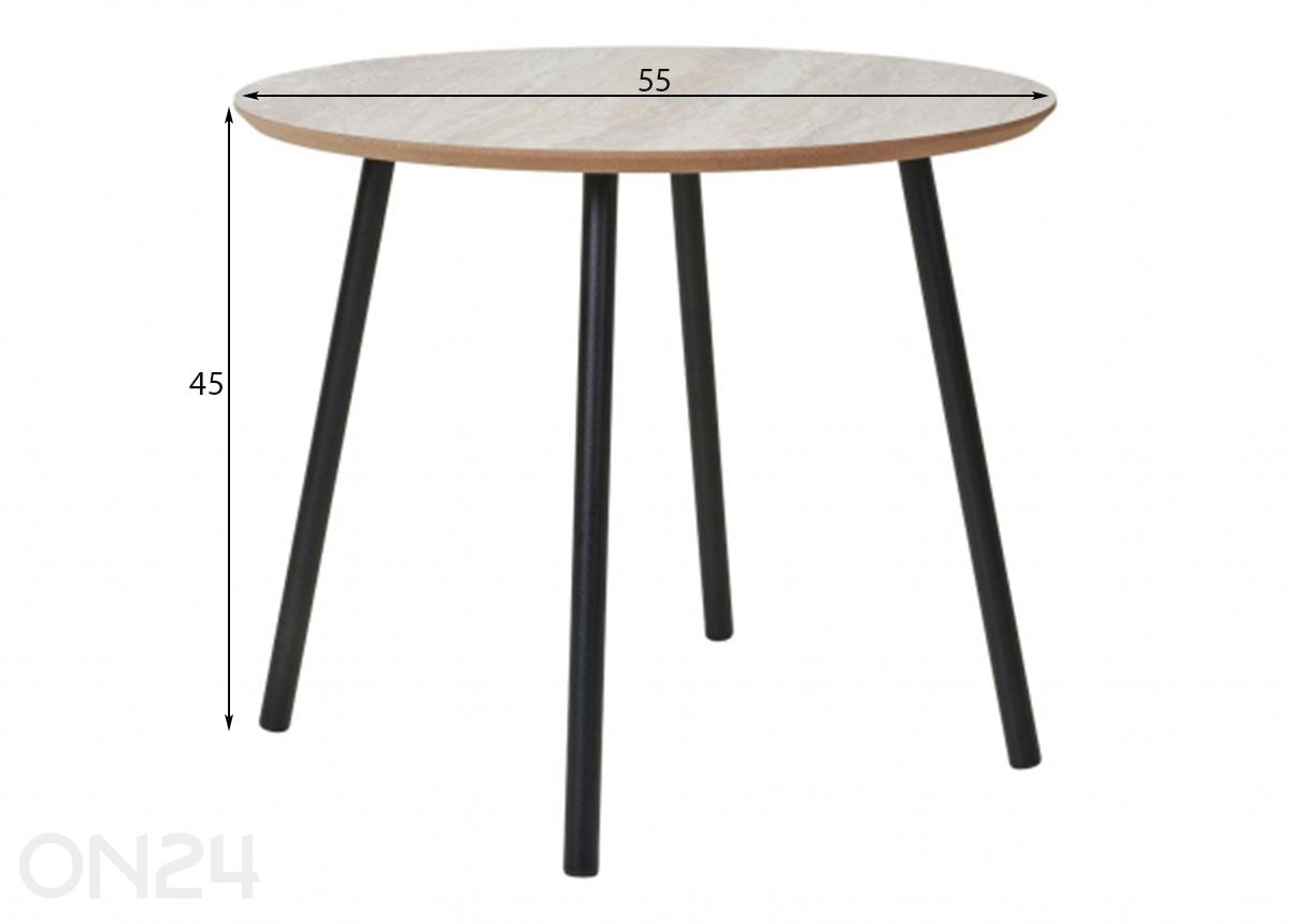 Столик Aalst Ø 55 см увеличить размеры