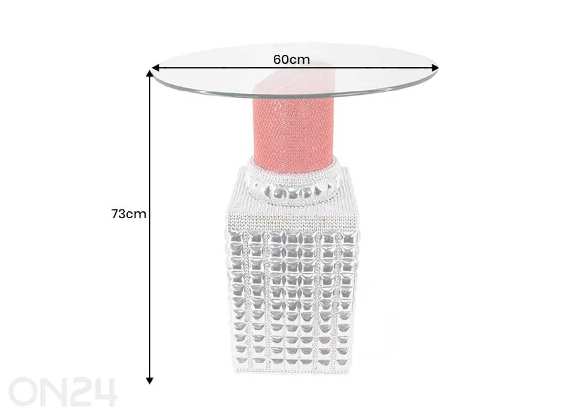 Столик Lipstick увеличить размеры