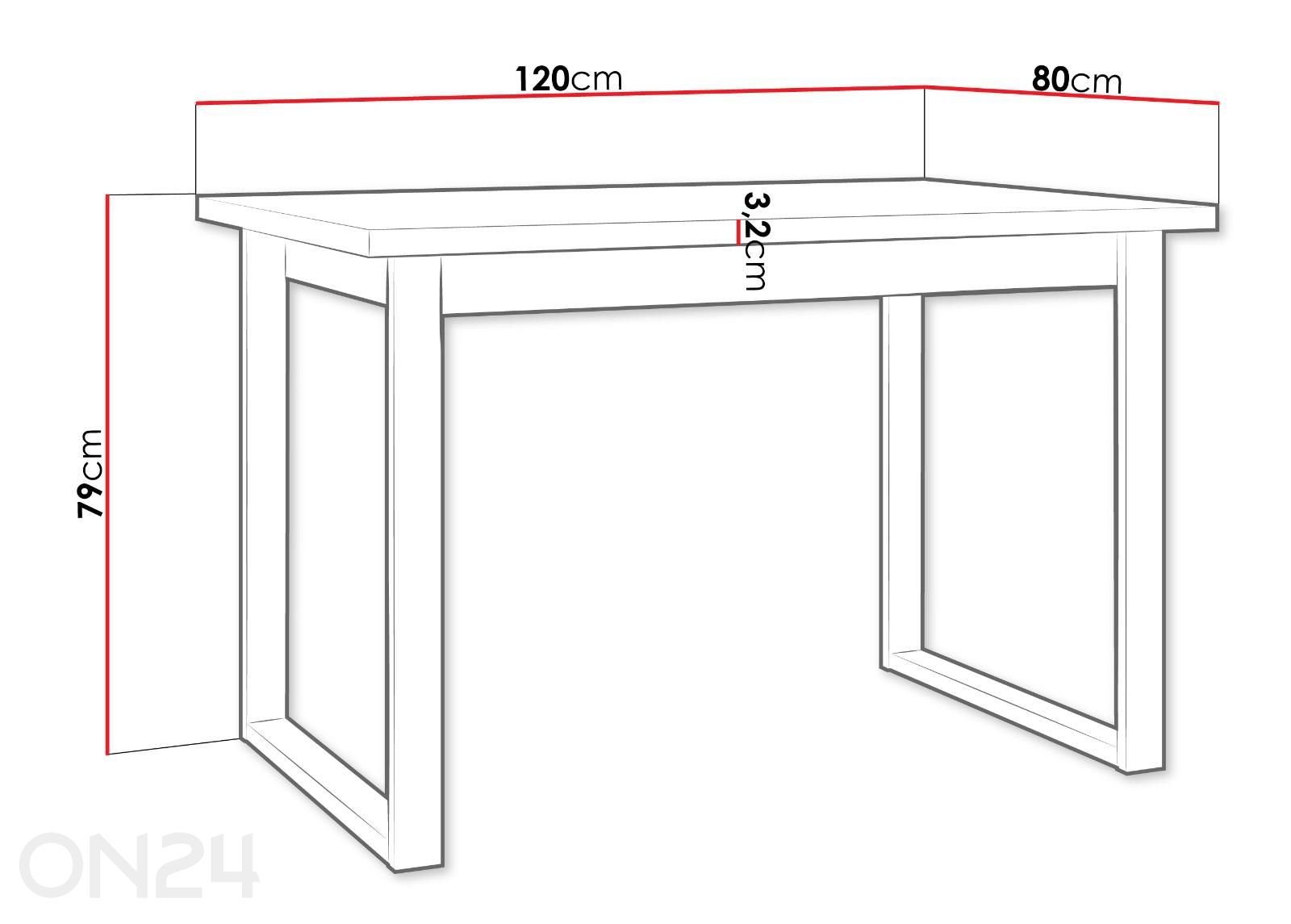 Стол Ikon S увеличить размеры