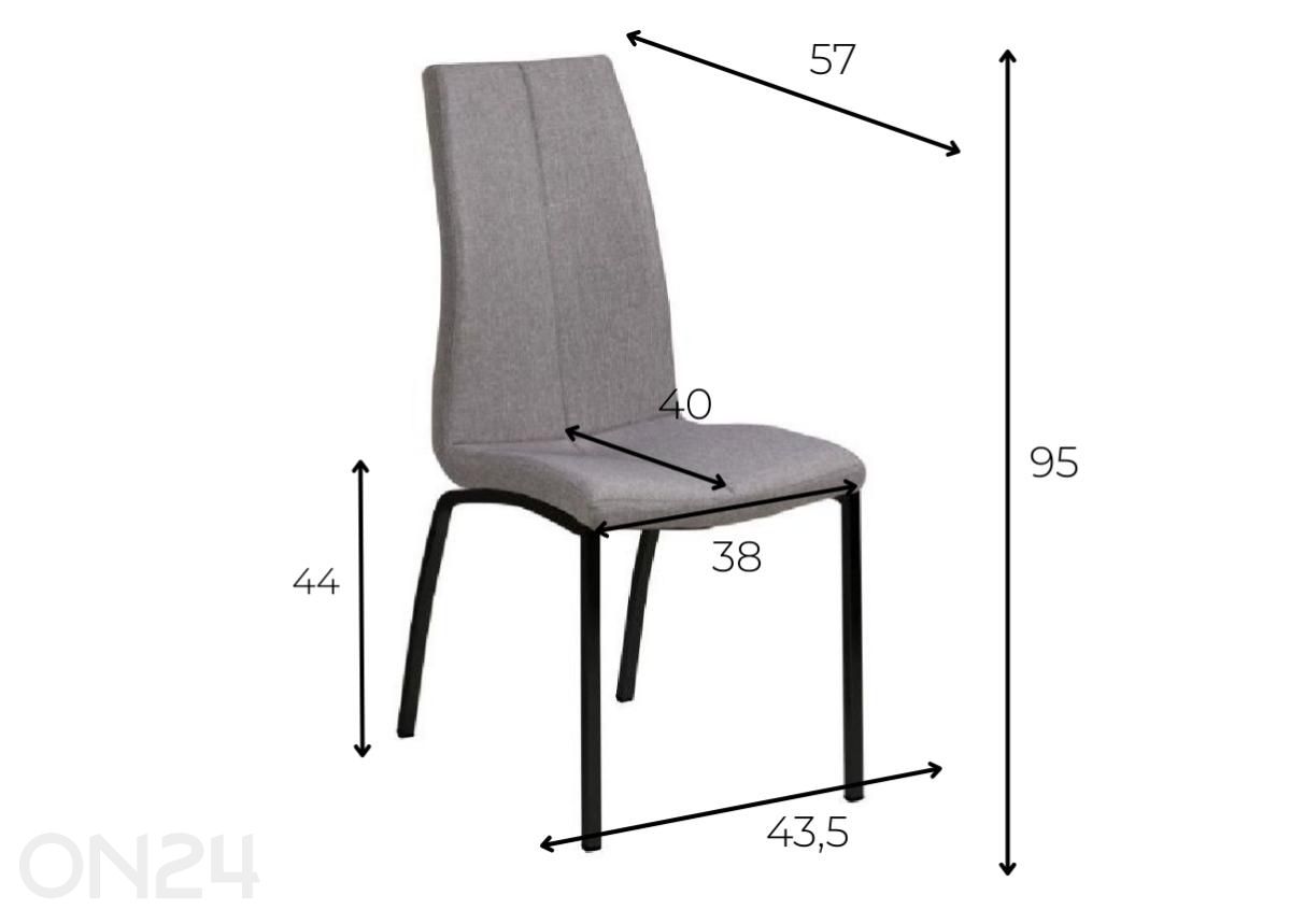 Стул Astra увеличить размеры