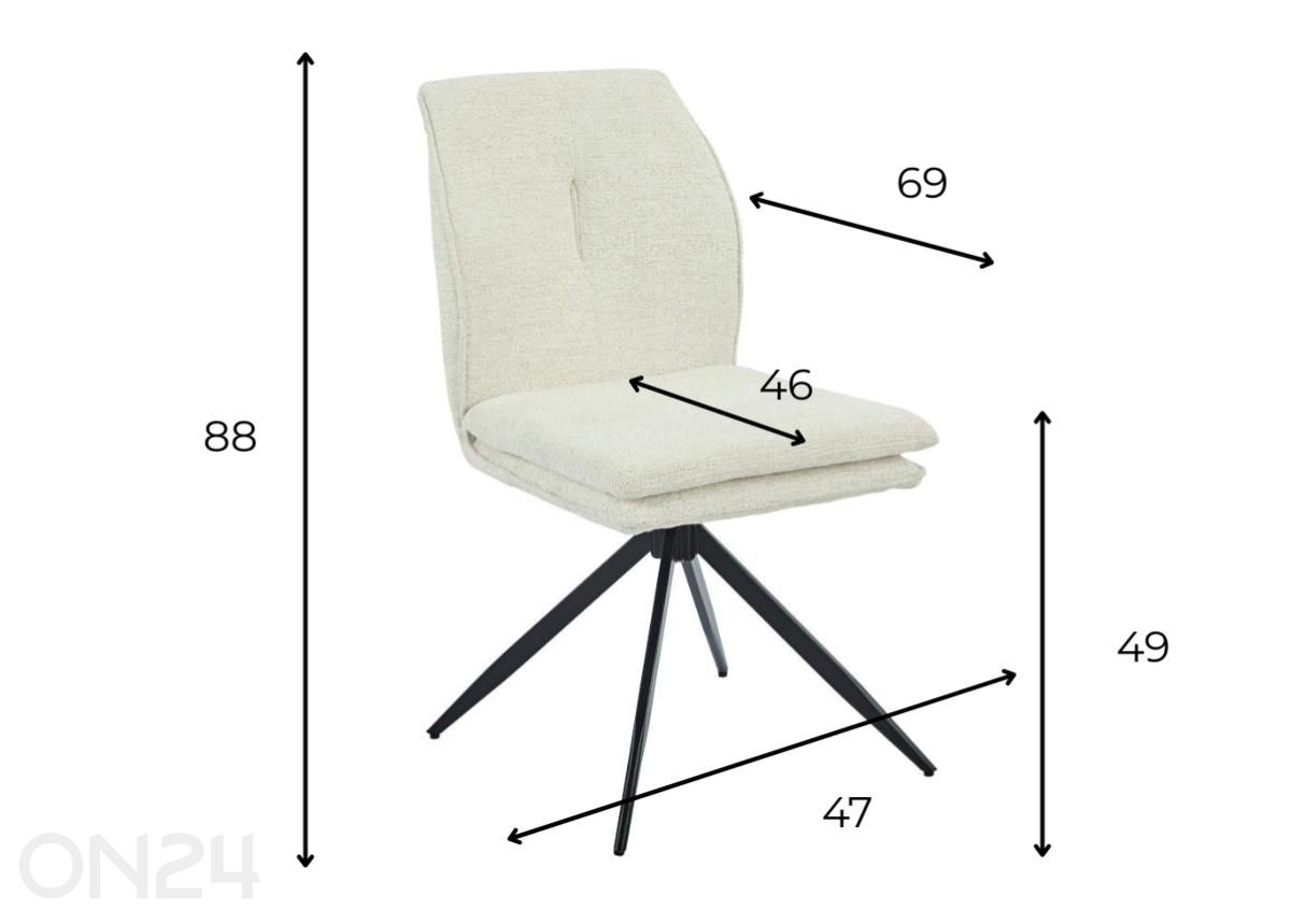 Стул Iveta увеличить размеры