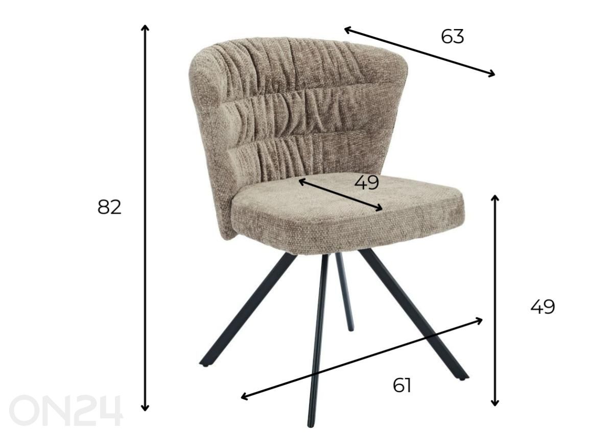 Стул Moche увеличить размеры