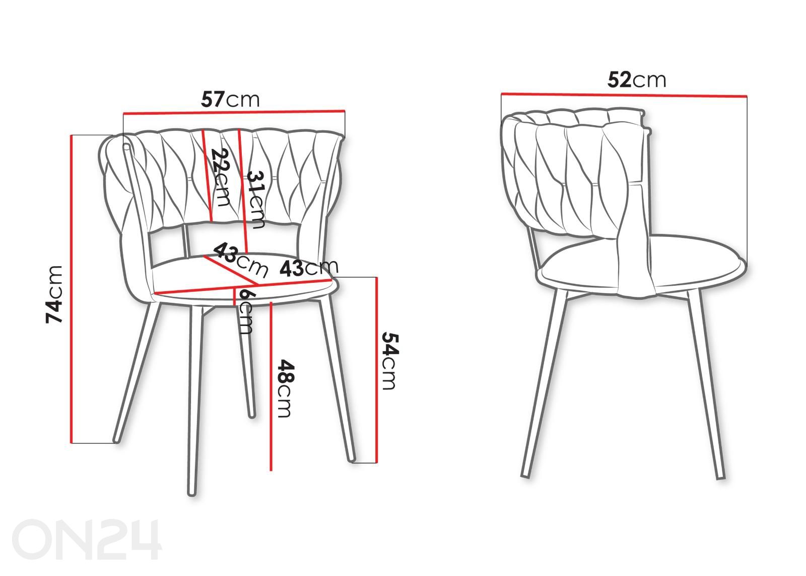 Стул Muz, 2 шт увеличить размеры