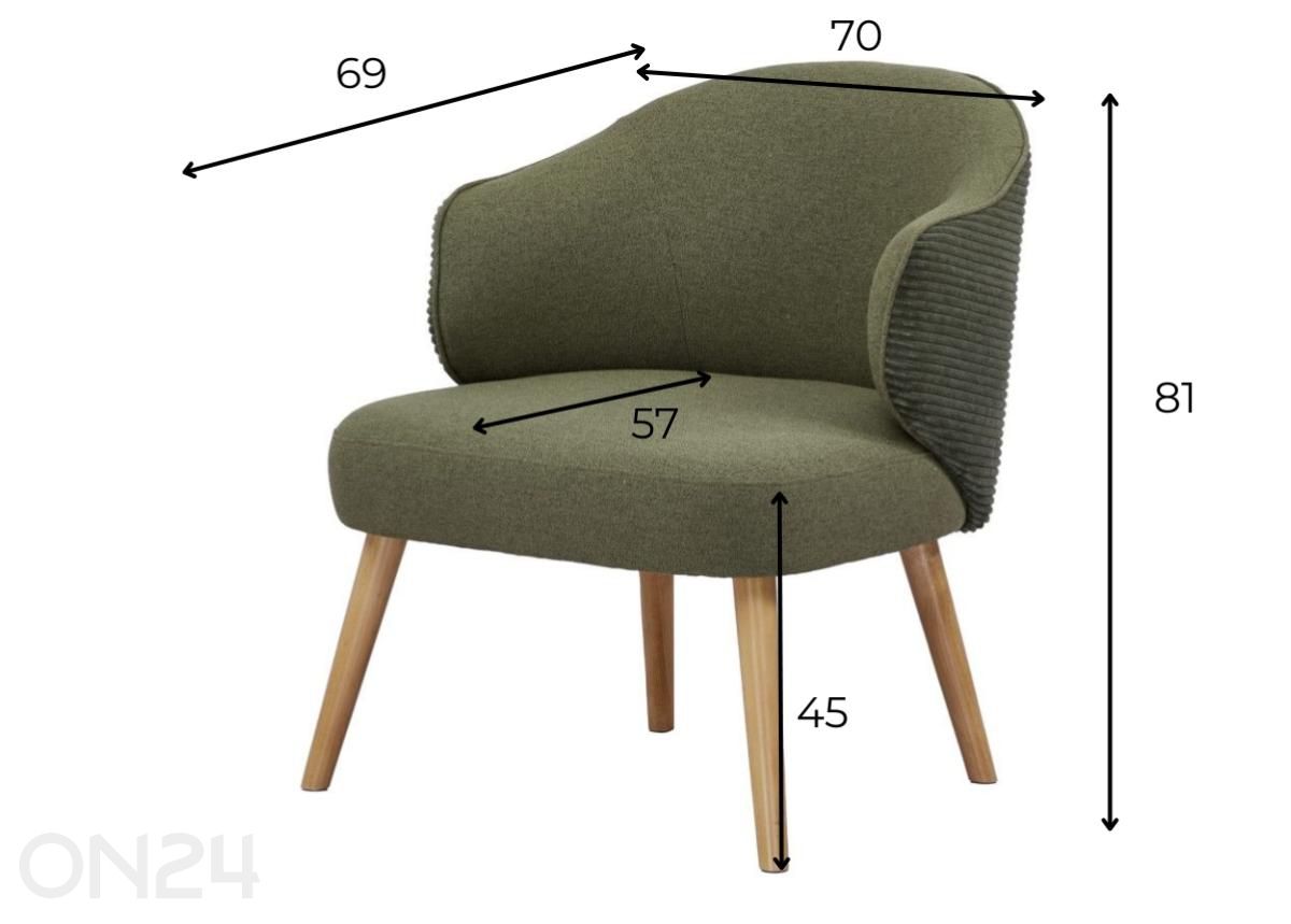 Стул Shandel увеличить размеры