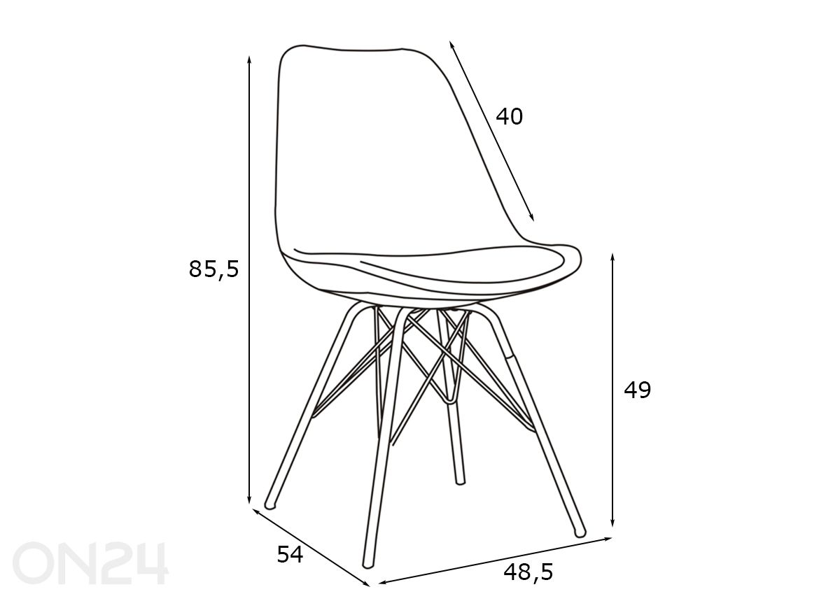 Стул Sid, 2 шт увеличить размеры
