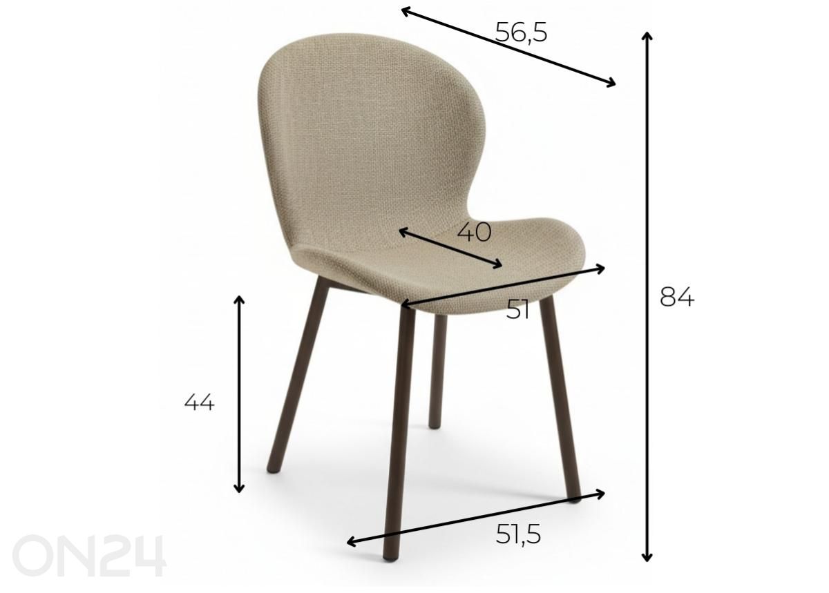 Стул Tate увеличить размеры