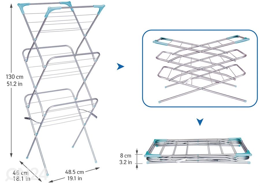 Сушилка для белья Artmoon Niagara увеличить размеры