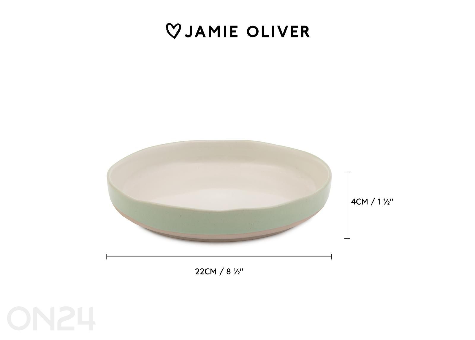 Тарелка Jamie Oliver Ø 22 см, 4 шт увеличить размеры