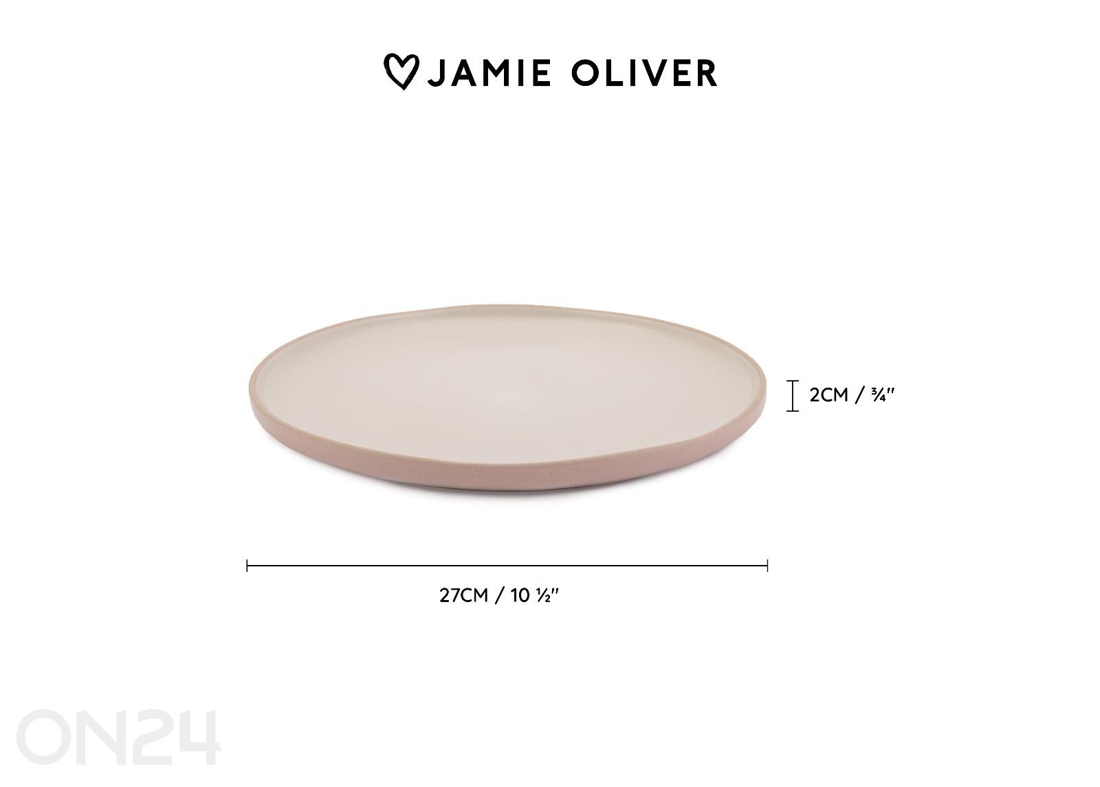 Тарелка Jamie Oliver Big love plates Ø 27 см, 4 шт увеличить размеры