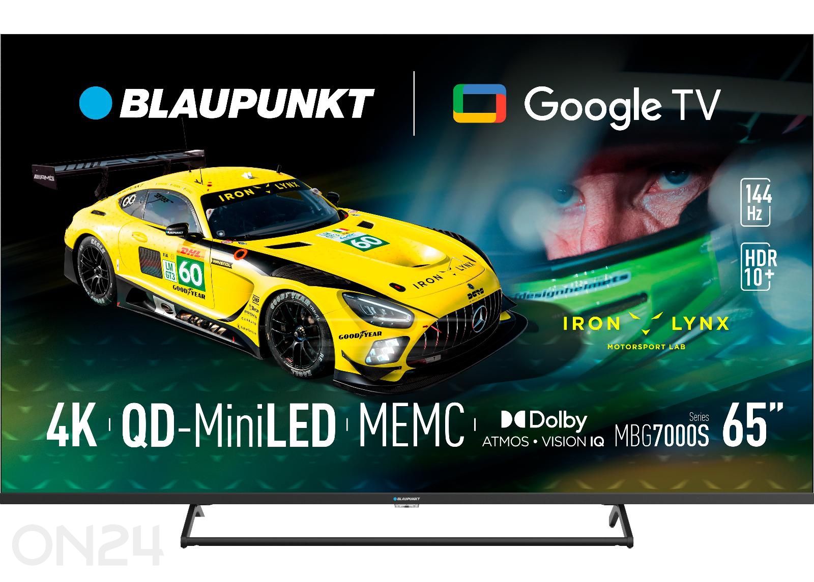 Телевизор Blaupunkt 65 дюймов (164 см) 4K Ultra HD 144 Гц MiniLED Google TV, Dolby Vision, Dolby Atmos увеличить