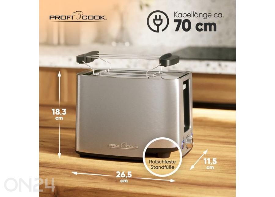Тостер ProfiCook PCTA1279 увеличить размеры