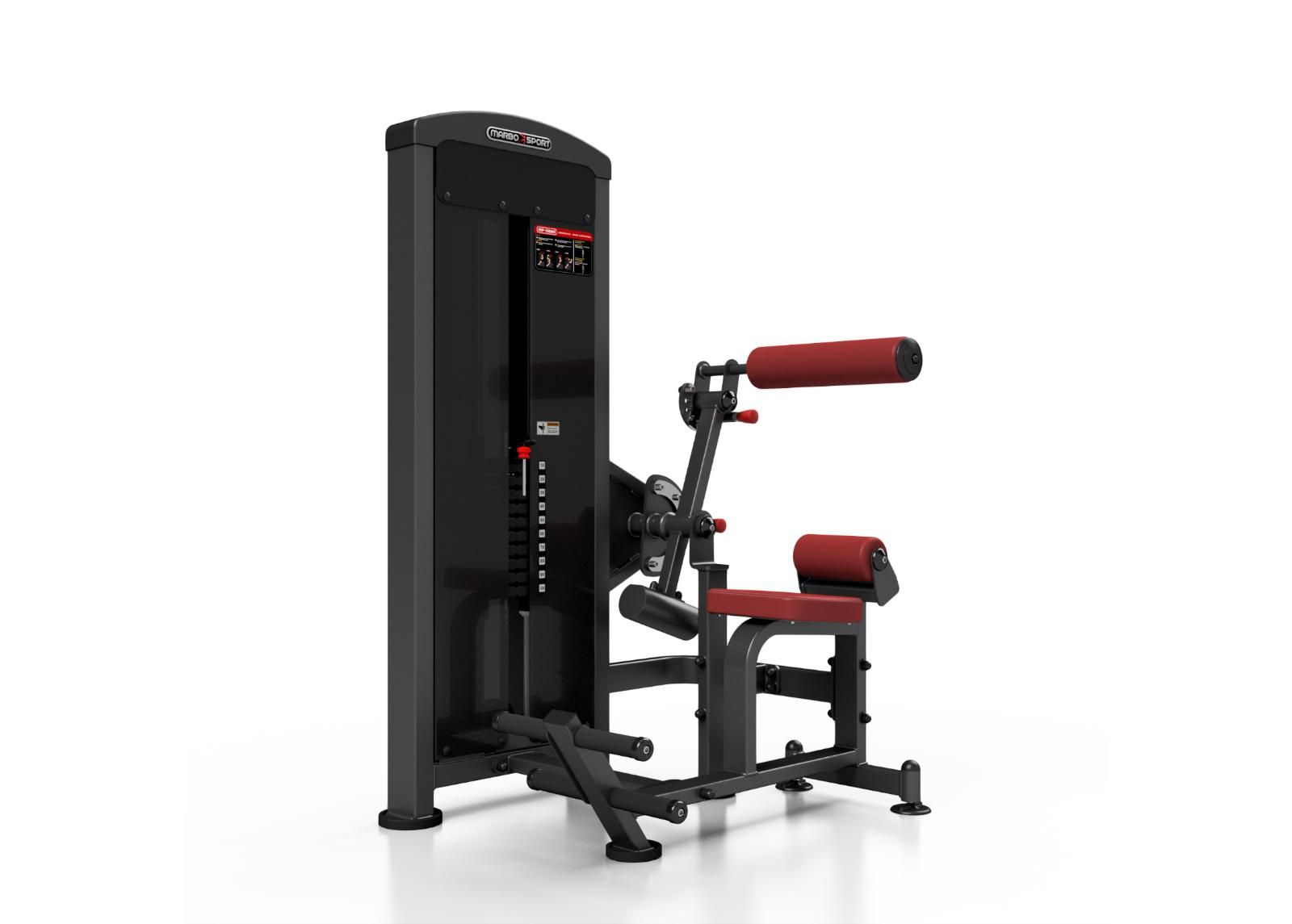 Тренажёр с тяжестями для спины и преса с 2-в-1 Marbo Sport увеличить