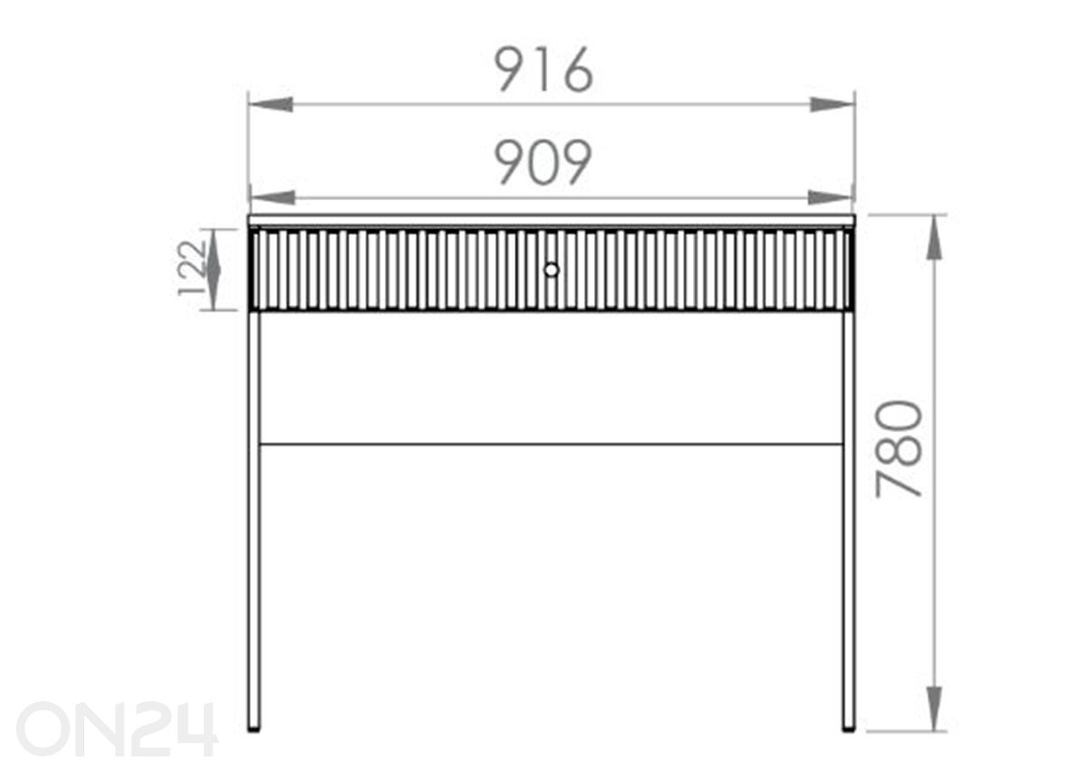 Туалетный столик Sophie увеличить размеры