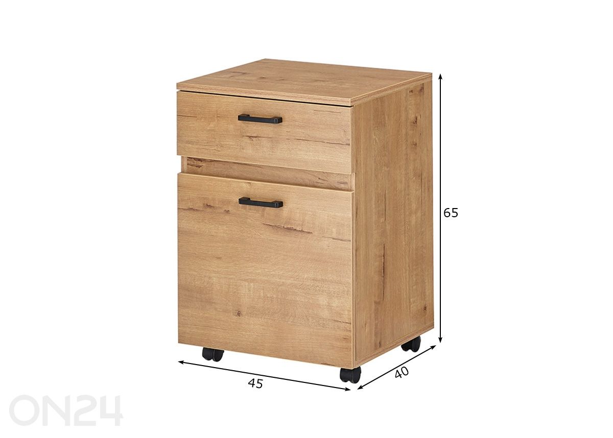 Тумба мобильная Corinth увеличить размеры