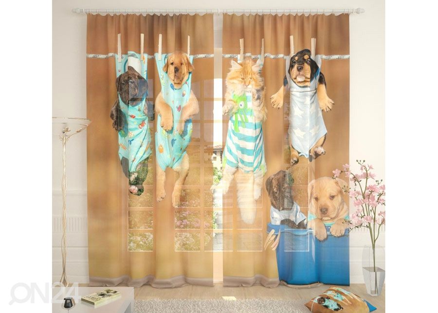 Тюлевые занавески Animals after Washing 400x260 cm увеличить