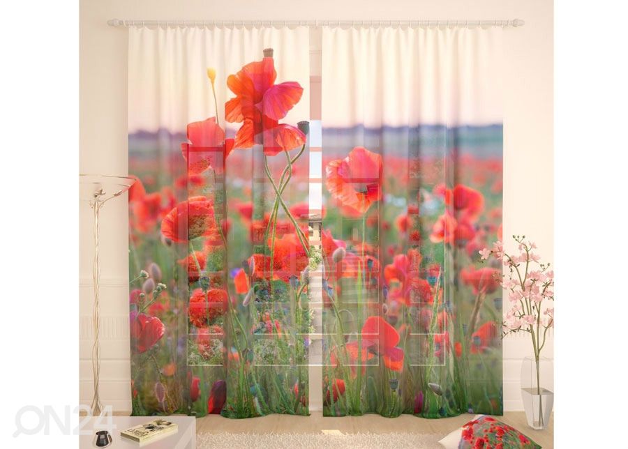 Тюлевые занавески Poppy Field 400x260 cm увеличить