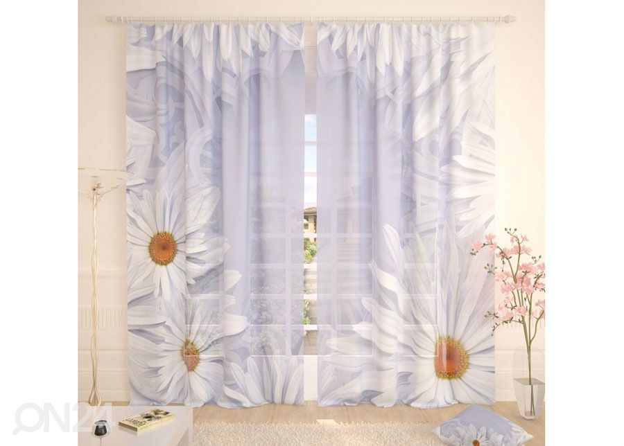 Тюлевые занавески White Daisies 400x260 cm увеличить