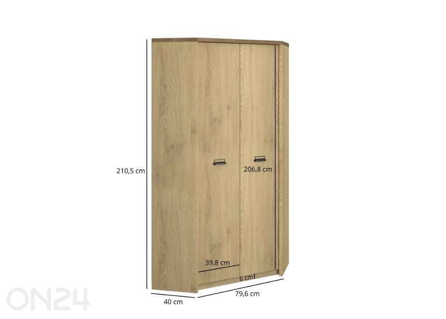 Угловой шкаф Denzel увеличить размеры