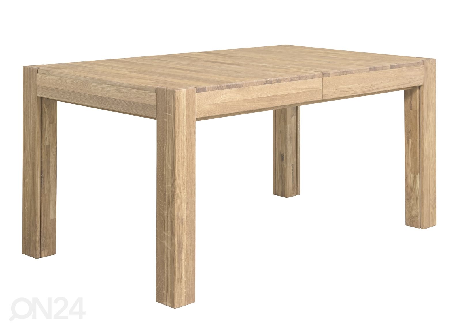 Удлиняющийся обеденный стол из дуба 160-280x90 cm, белое масло увеличить