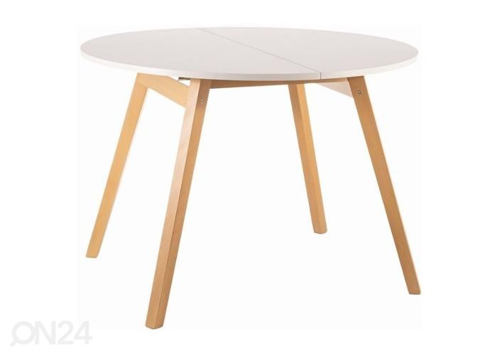Удлиняющийся обеденный стол 102-144x102 cm увеличить