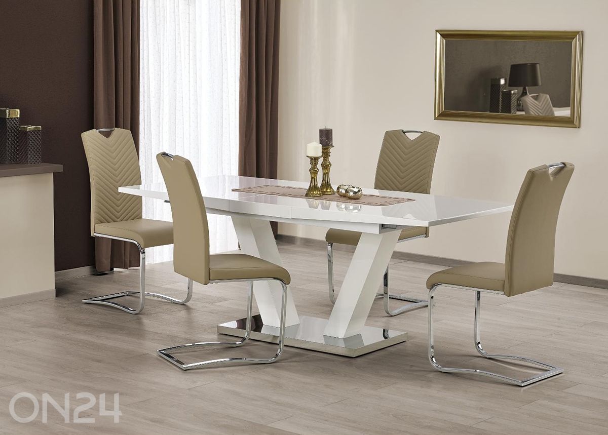 Удлиняющийся обеденный стол 160/200x90 cm увеличить