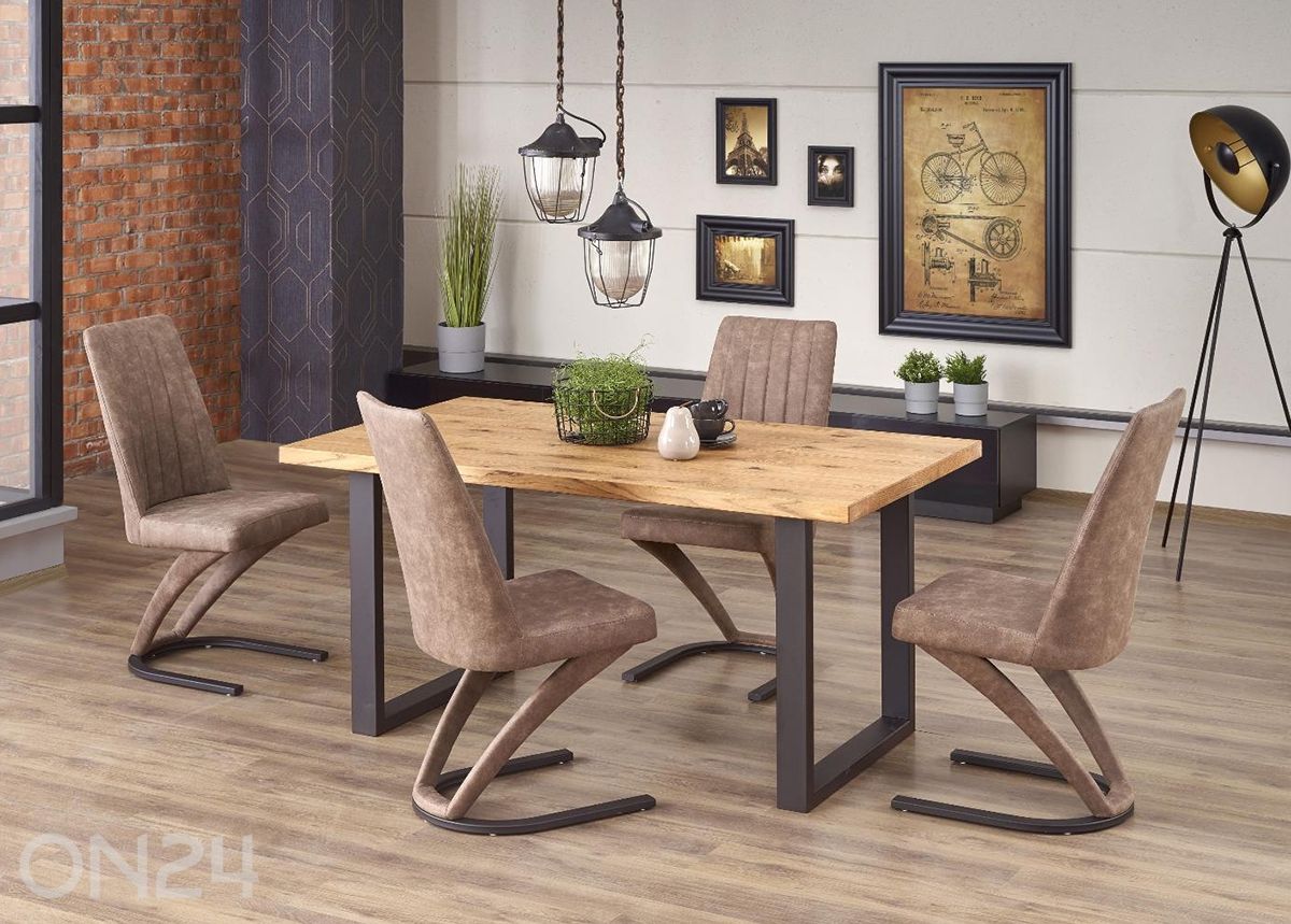 Удлиняющийся обеденный стол 160/250x90 cm увеличить