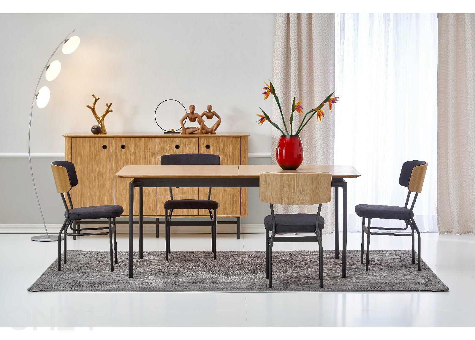 Удлиняющийся обеденный стол 170/250x100 cm увеличить