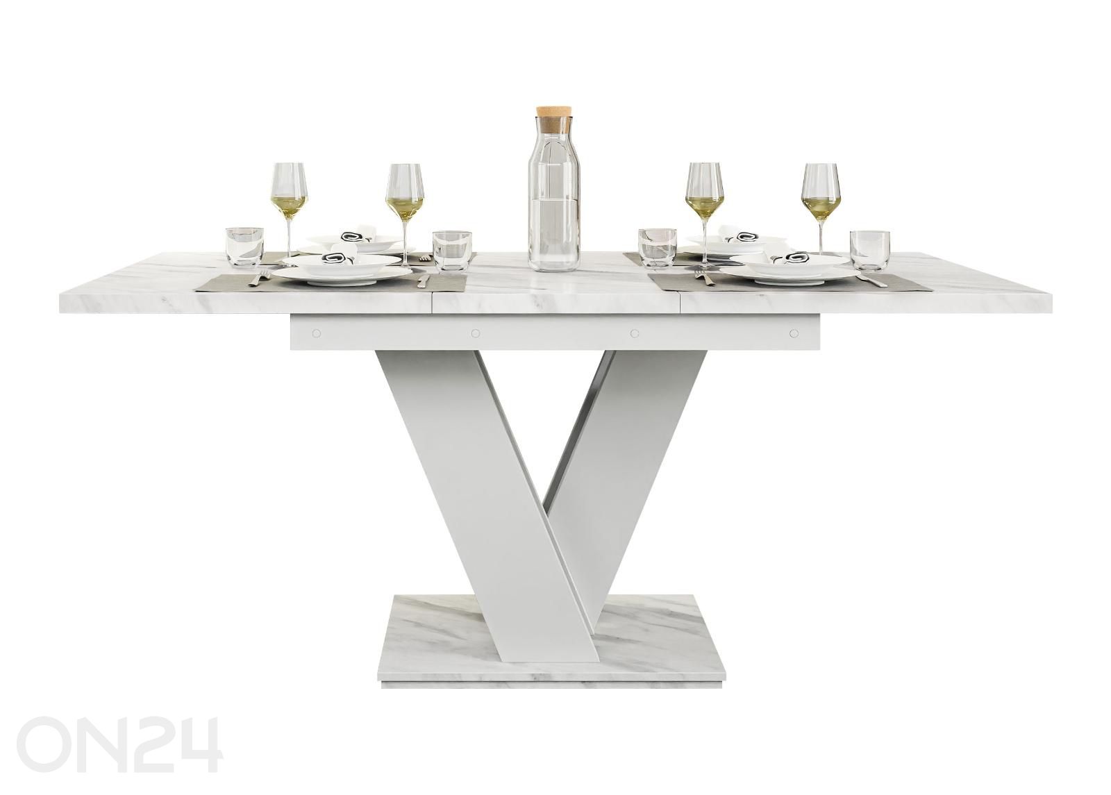 Удлиняющийся обеденный стол Mas 80x120/160 см увеличить