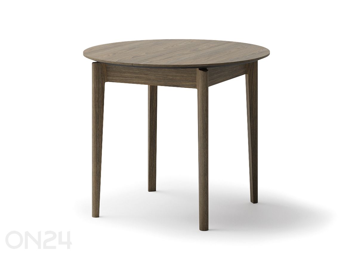 Удлиняющийся обеденный стол Plot Ø 90x90/210 см увеличить