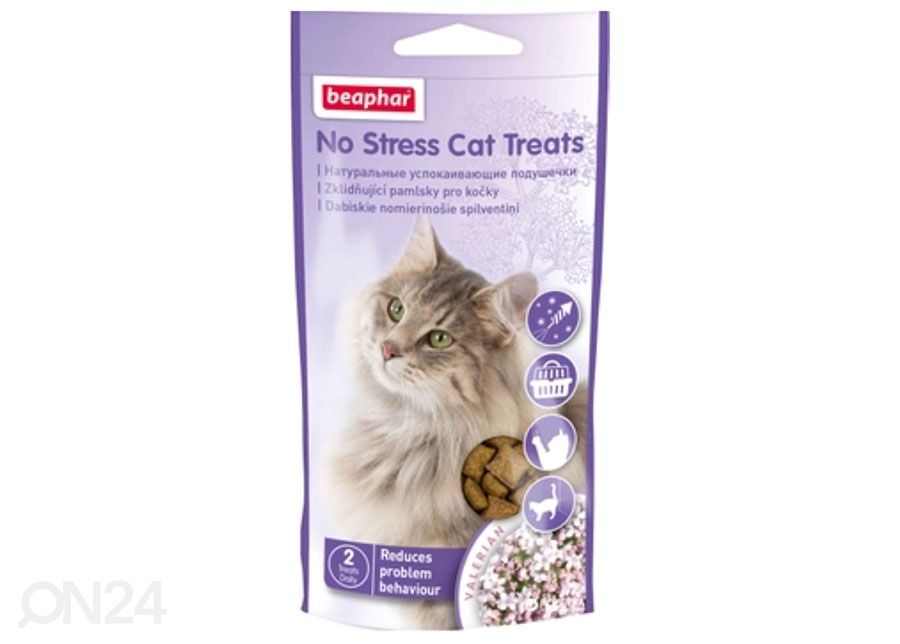 Успокаивающие сладости для кошек No Stress Beaphar увеличить