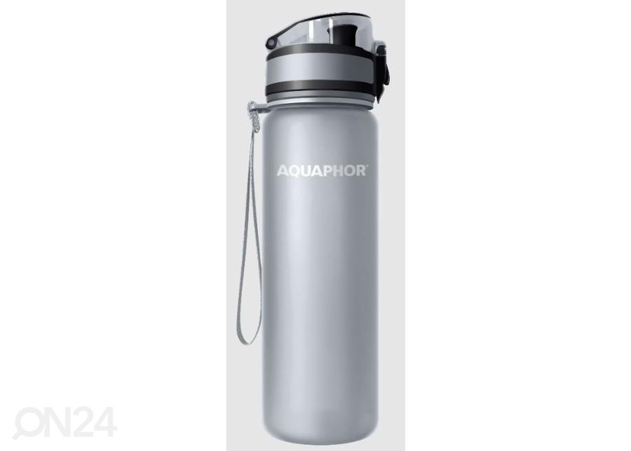 Фильтр-бутылка Aquaphor City 0,5 л, серый увеличить