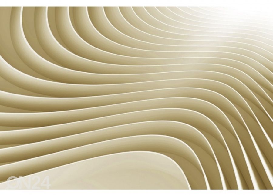 Флизелиновые фотообои Beige ripple 375x250 см увеличить