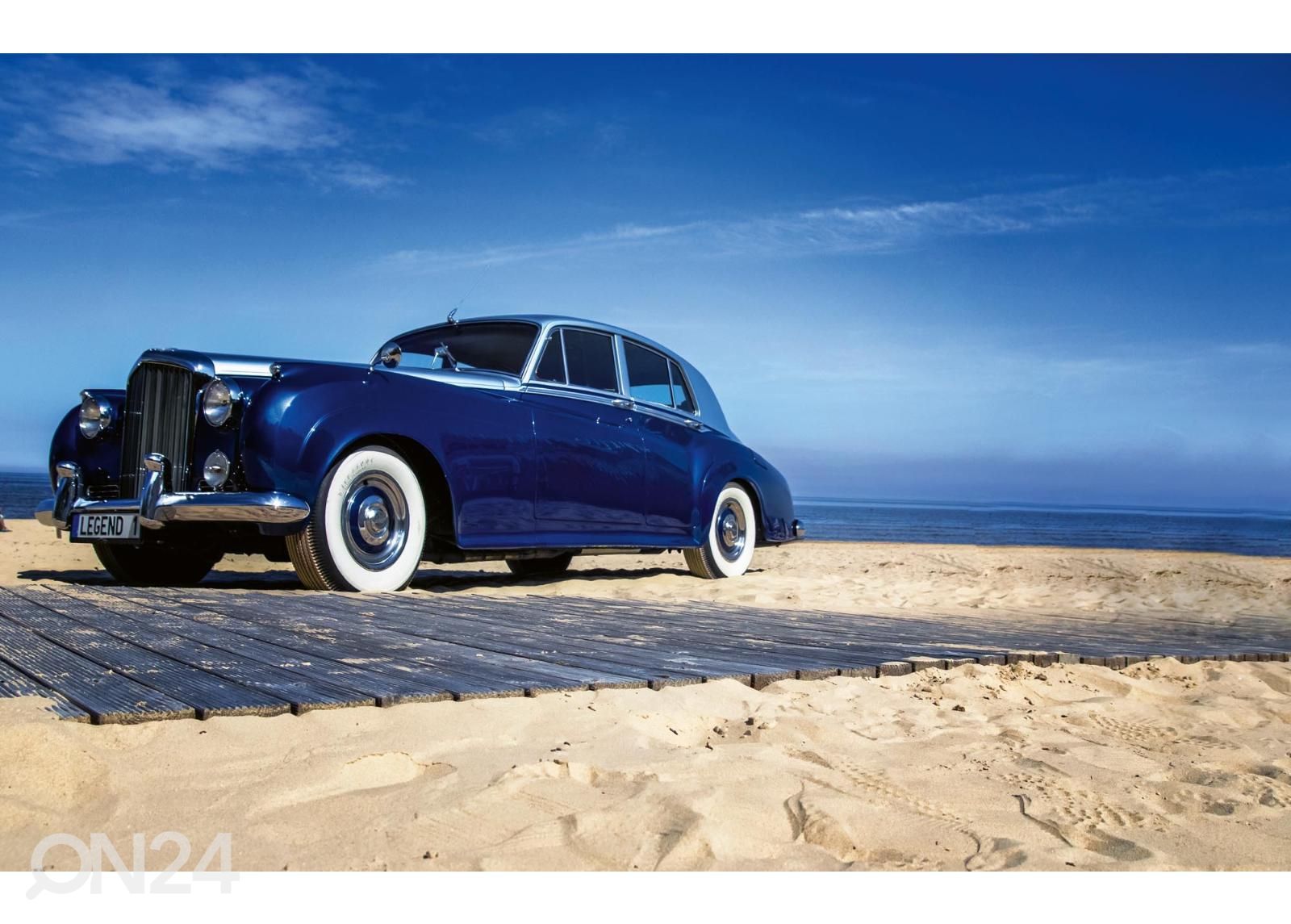 Флизелиновые фотообои Blue Retro Car увеличить