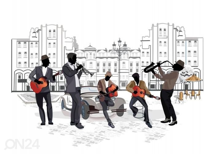Флизелиновые фотообои Street musicians 368x254 см увеличить