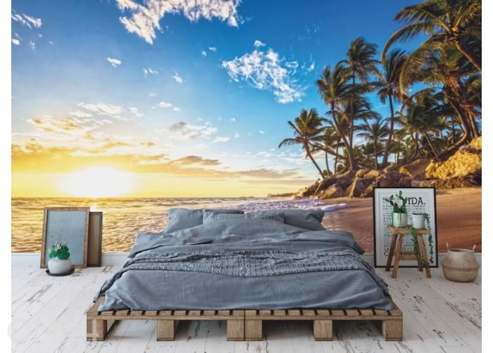 Флизелиновые фотообои Tropical Paradise Beach 368x254 см увеличить