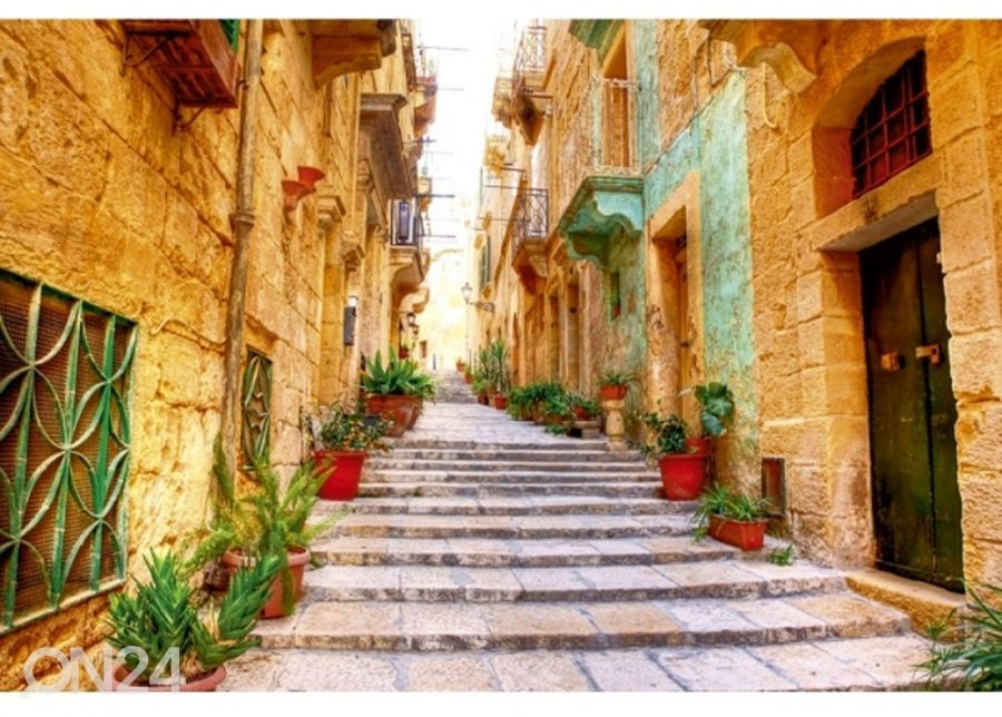 Флисовые обои Narrow street 225x250 см увеличить