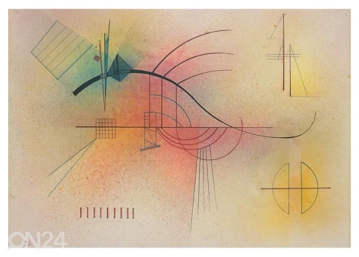 Флисовые фотообои Linie by Wassily Kandinsky 400x260 см увеличить
