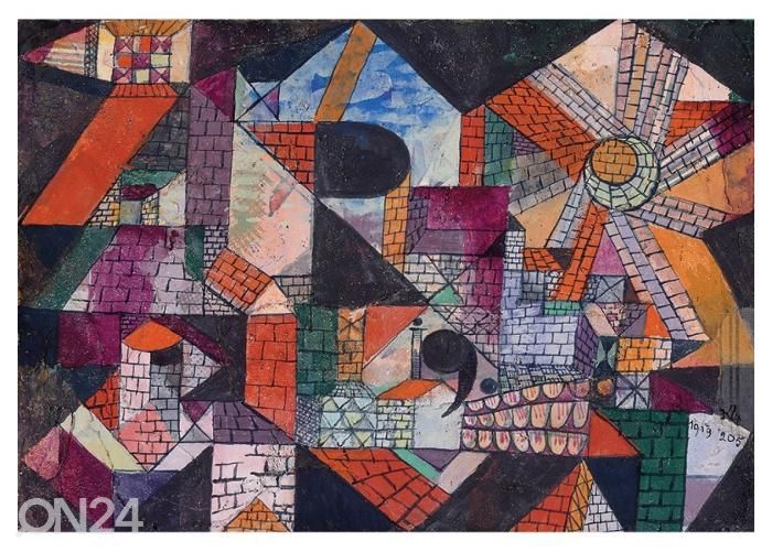 Флисовые фотообои Stadt R by Paul Klee 400x260 см увеличить