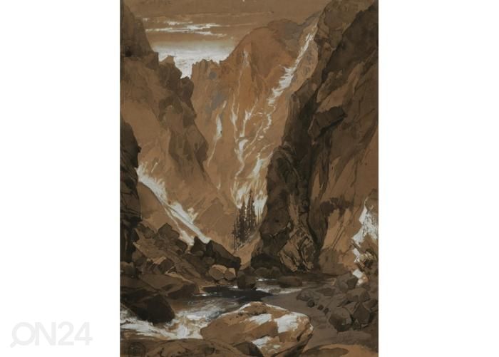 Флисовые фотообои Toltec Gorge Colorado by Thomas Moran 184x254 см увеличить
