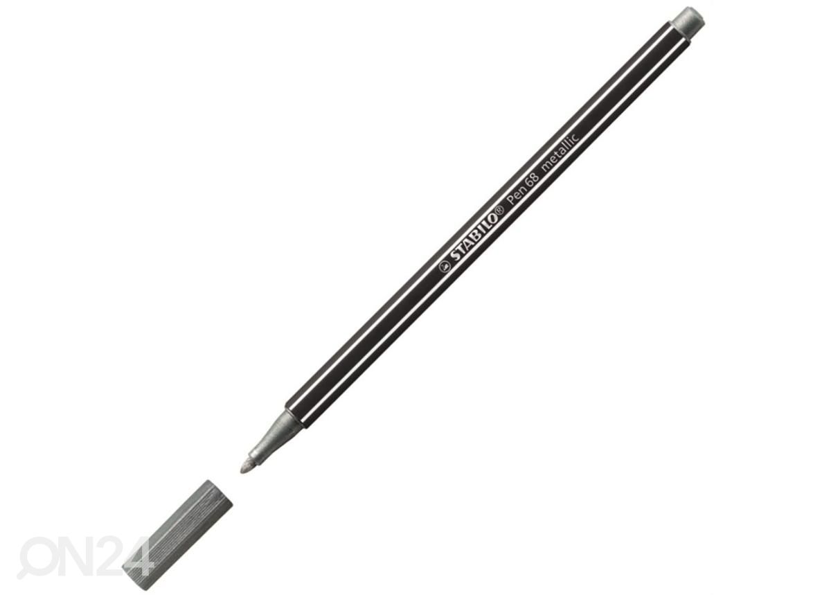 Фломастер Stabilo pen 68-805 metallic, серебрo увеличить