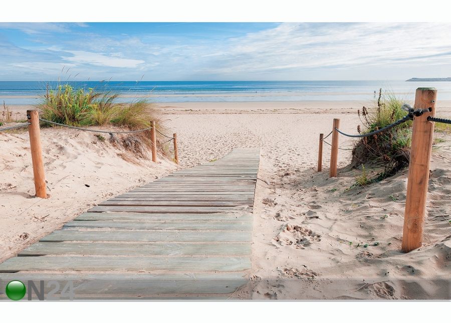 Фотообои Beach Path Sea Coastal 416x254 см увеличить