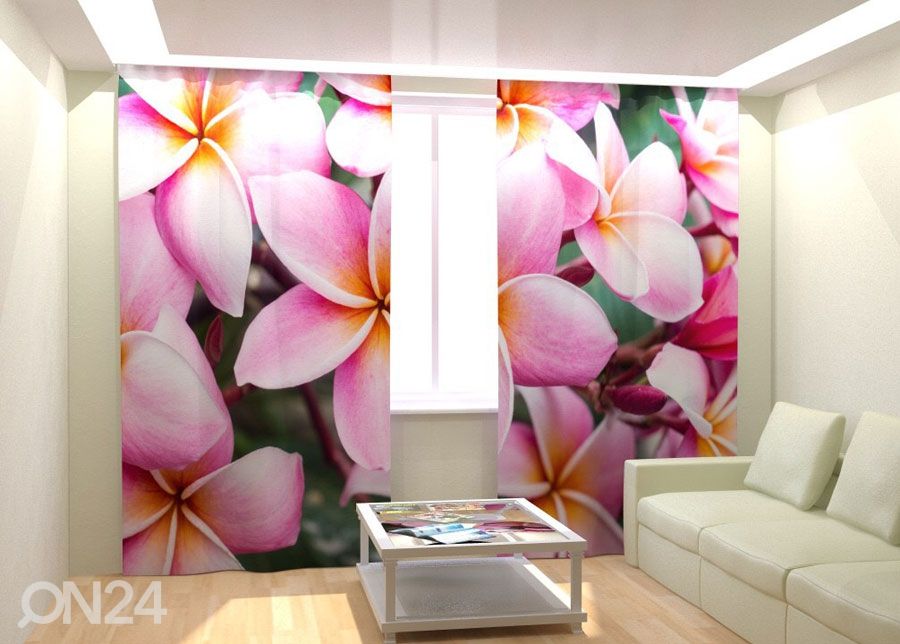 Фотошторы "Tropical Flowers" 300x260 см увеличить