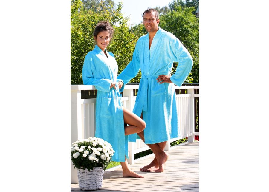 Халат, бирюзовый M увеличить