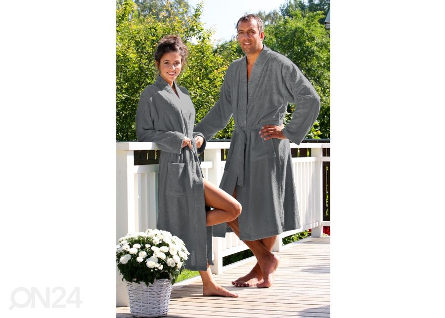 Халат, серый M увеличить